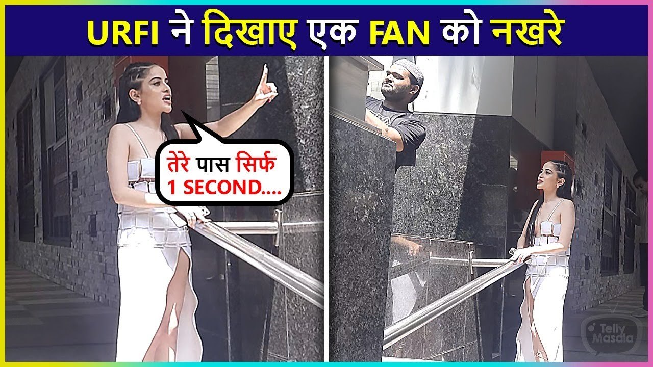 Urfi Javed Throws Tantrum Towards A Fan Asking For Selfie