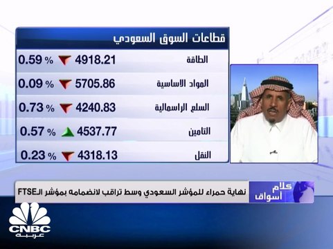 سوق الأسهم السعودية يغلق منخفضًا بتداولات تجاوزت 4.3 مليار ريال