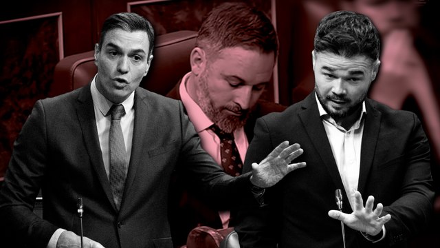 Sánchez llama “señor Abascal” a Rufián por error