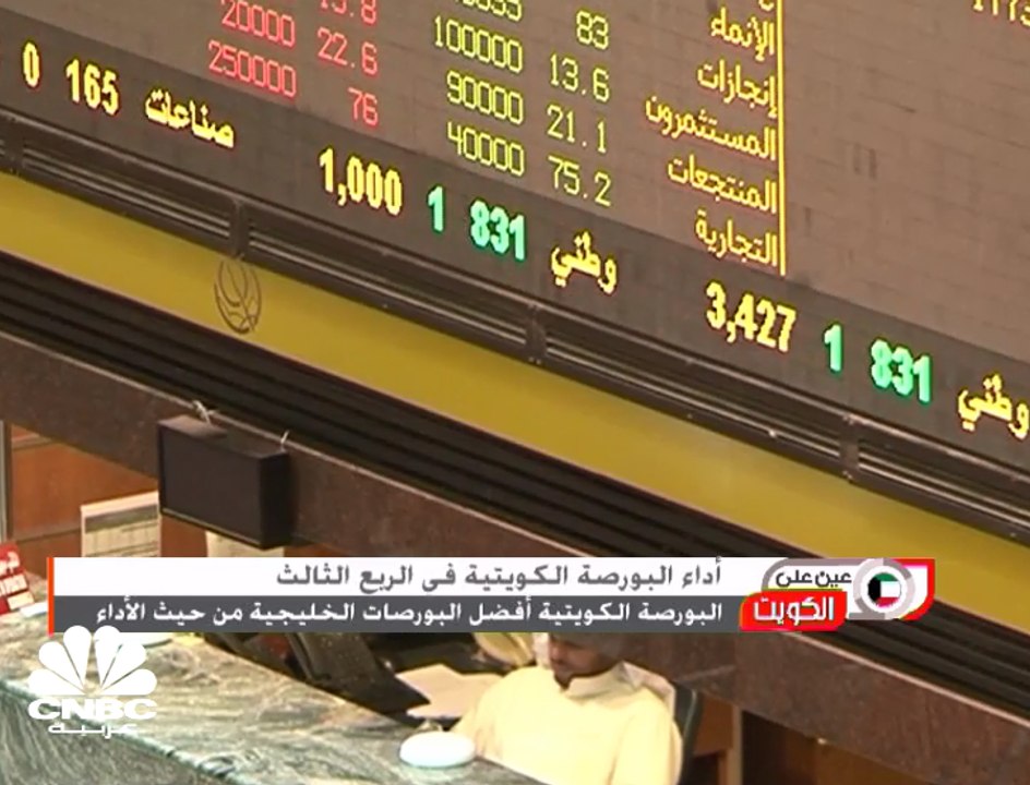 بورصة الكويت أفضل الأسواق الخليجية اداءاً
