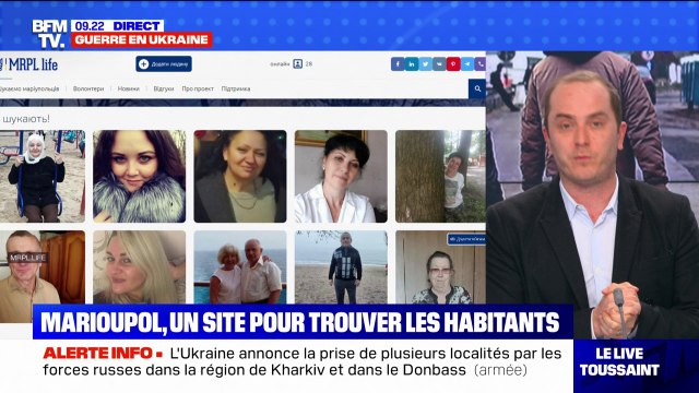 Marioupol Life , un site pour trouver les habitants de la ville assiégée par l'armée russe