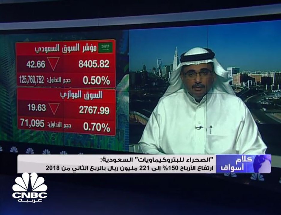 السوق السعودي يتراجع بـ 0.5% وسهم الصحراء للبتر...