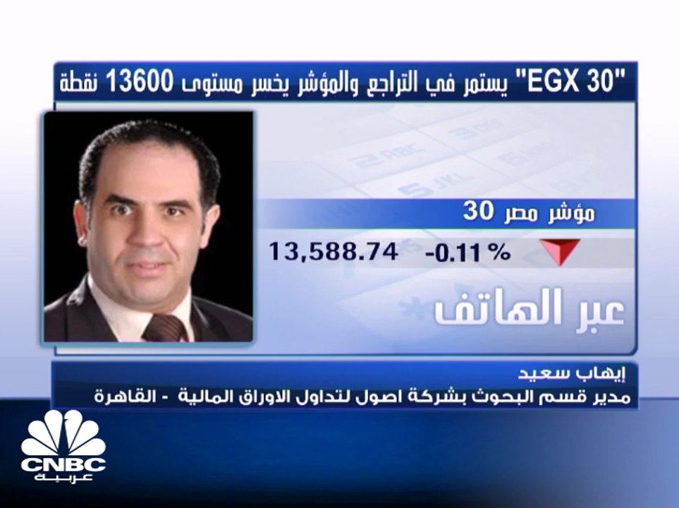 استمرار تراجع المؤشرات المصرية بوتيرة أخف من ال...