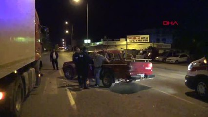 YARALI SÜRÜCÜ TEDAVİ OLMAMAK İÇİN SAĞLIK EKİPLERİNE DİRENDİ