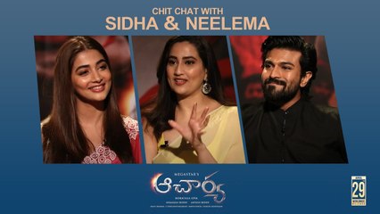 Ram charan & Pooja Hegde Interview About Acharya | Popper Stop Telugu