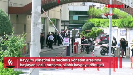 Eski yönetim ile yeni yönetim birbirine girdi, silahlar konuştu