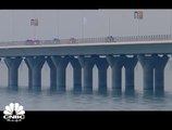 افتتاح جسر جابر الأحمد أحد أطول الجسور البحرية في العالم