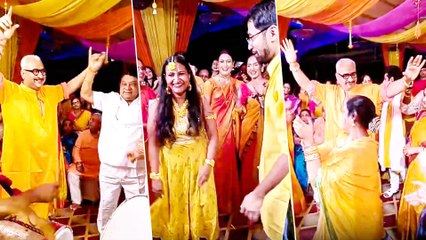 बेटी की हल्दी रस्म में अवधेश मिश्रा और परिवार के लोगो ने दिल खोलकर किया डांस, देखे वीडियो