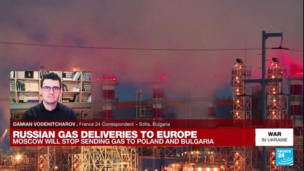 Gazprom says supplies to Poland and Bulgaria halted