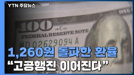 1,260원 돌파한 환율..."고공행진 이어진다" / YTN