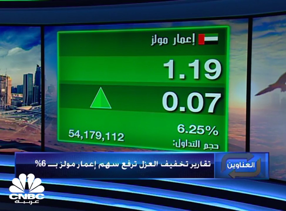 سهم "إعمار مولز" يرتفع بأكثر من 6% بعد وثائق تت...