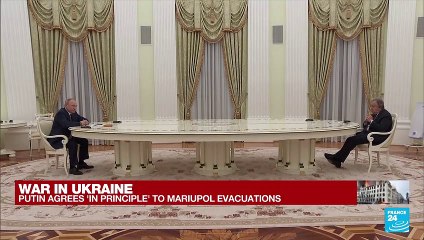 UN wants to coordinate efforts to save lives in Mariupol, UN chief tells Russia