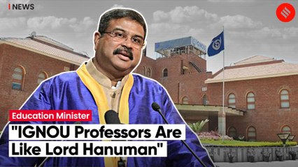Dharmendra Pradhan praises IGNOU professors for their work