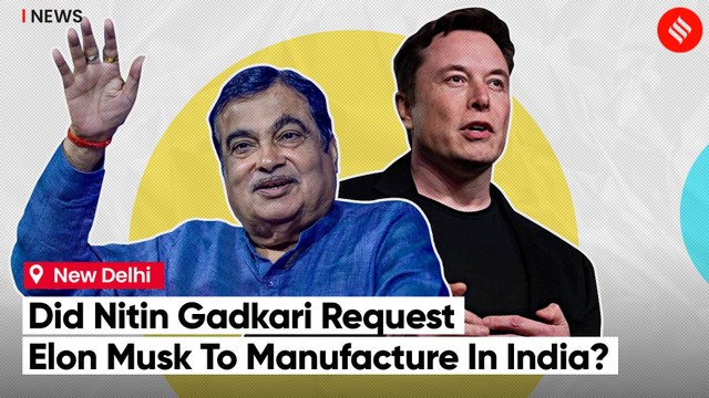 ‘If Elon Musk is ready to manufacture in India…’: Union Minister Nitin Gadkari