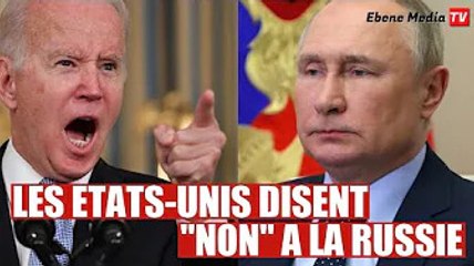 Les États-Unis disent "NON" aux propos de la Russie