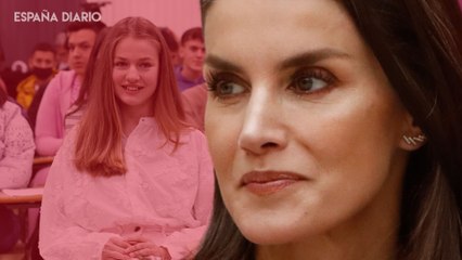 Letizia se enfada al conocer la edad real del novio de Leonor