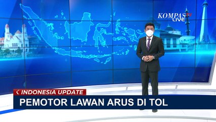 Waduh! Seorang Ibu Naik Motor Lawan Arah Masuk ke Tol Pekanbaru-Dumai