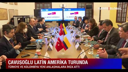 Çavuşoğlu Latin Amerika turunda