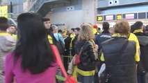 Miles de aficionados del Villarreal viajan a Liverpool