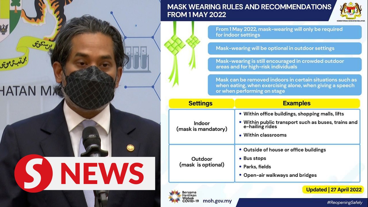 Mask mandate: Compulsory indoors, optional outdoors