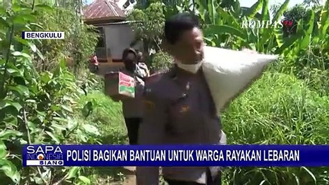Bantu Warga Kurang Mampu untuk Lebaran, Polda Bengkulu Salurkan Bantuan Tunai & Kebutuhan Pokok