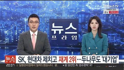 Скачать видео: SK, 현대차 제치고 재계 2위…두나무도 '대기업'