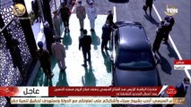 الرئيس عبد الفتاح السيسي يتفقد أعمال التطوير بـ مسجد سيدنا الحسين بعد أعمال التجديد