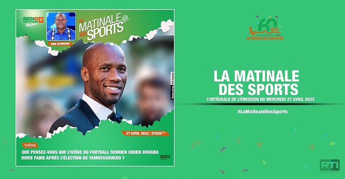 Matinale Des Sports du 27 avril 2022 par Ange Assoukrou [ Radio Côte d'Ivoire ]