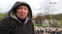 Detik-detik Patung Persahabatan Rusia Ukraina Dihancurkan