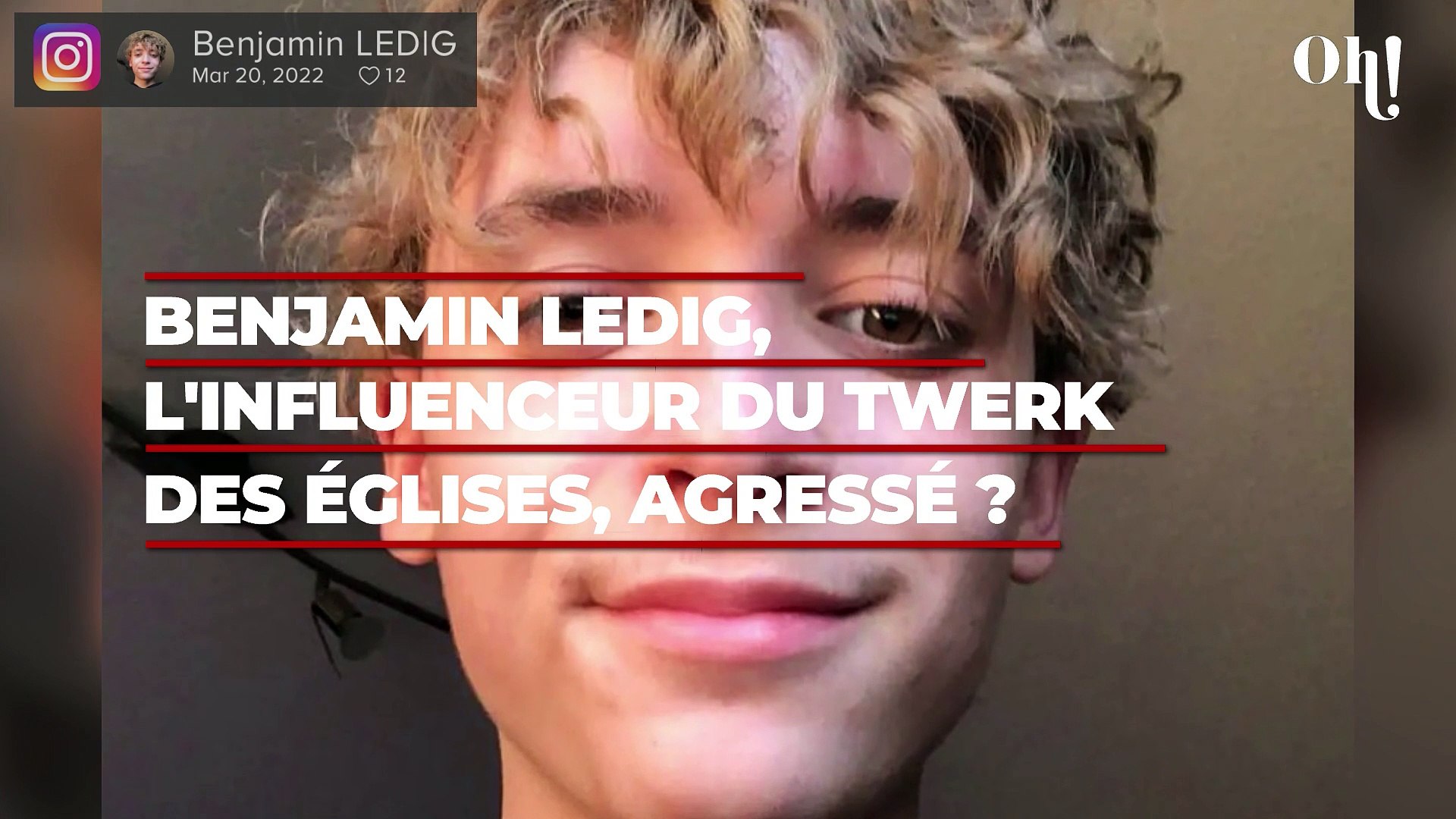 Benjamin Ledig Agressé Benjamin Ledig agressé violemment : à terre, l'influenceur qui twerk dans  les églises est roué de coups de pied (VIDÉO) - Vidéo Dailymotion