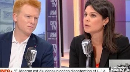 "Ça vous met mal à l'aise, en tout cas" : Apolline de Malherbe coince Adrien Quatennens sur BFMTV