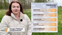 Daily Weather Report for the North East 27 April
