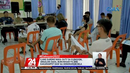 Ilang gurong naka-duty sa eleksyon, umaalma dahil bubuwisan pa ang kakarampot daw na honorarium nila | 24 Oras