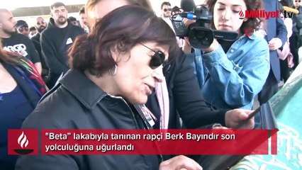Ünlü Rapçi Beta’yı son yolculuğuna binlerce seveni uğurladı