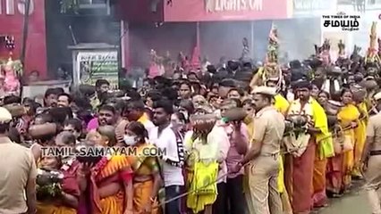 கோவை தண்டுமாரியம்மன் கோயில் தீச்சட்டி திருவிழா; போக்குவரத்து மாற்றம்!
