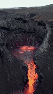 Filmer tout près d'une éruption d'un volcan