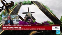 FRANCE 24 in Bucha: People looking for their loved ones after massacre of civilians