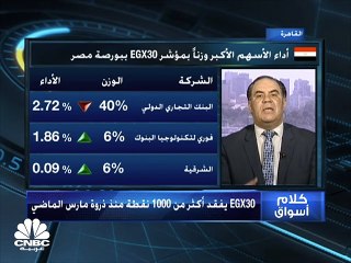 الثلاثيني المصري يسجل أدنى إغلاق له في أكثر من شهر