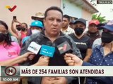 Gob. Gerardo Márquez: Atendimos a 254 familias del Puerto de La Dificultad afectadas por las lluvias