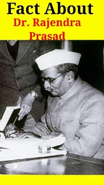 Fact about  Dr Rajendra Prasad क्या आप इनके बारे में जानते हैं ?
