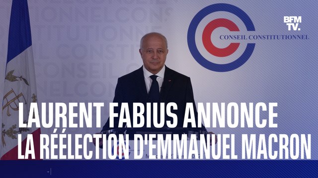 Présidentielle: Laurent Fabius annonce officiellement la réélection d’Emmanuel Macron