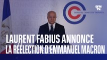 Présidentielle: Laurent Fabius annonce officiellement la réélection d’Emmanuel Macron