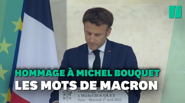 Les mots de Macron pour rendre hommage à Michel Bouquet