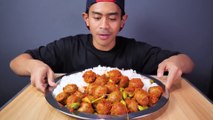 Mukbang bakso + petai balado