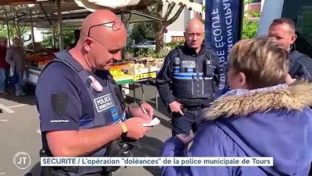 SECURITE / L'opération doléances de la police municipale de Tours
