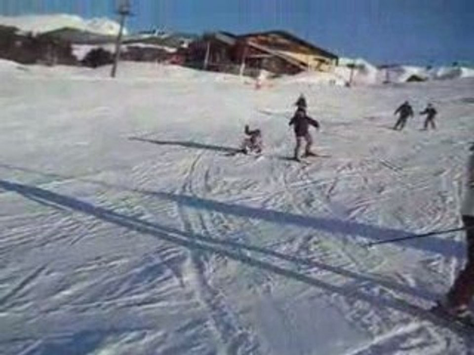 descente ski megève