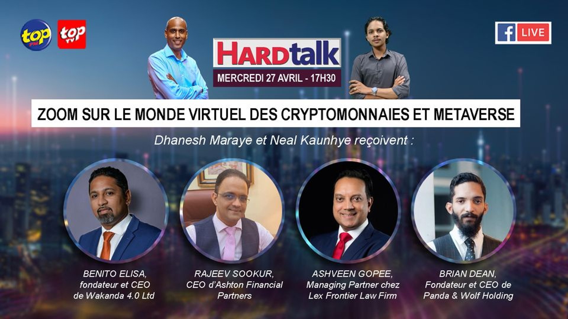 HardTalk : zoom sur le monde virtuel des cryptomonnaies et metaverse.