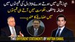 Two different statements by Miftah Ismail regarding the hike in Petrol prices