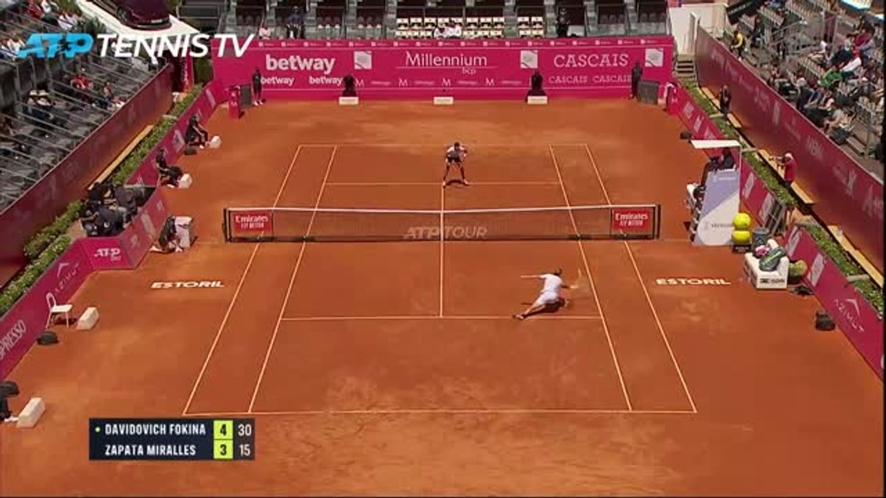 Estoril - Davidovich pas si facile