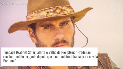 Novela 'Pantanal': baleado por Muda, Velho do Rio pede ajuda a Trindade e é alertado